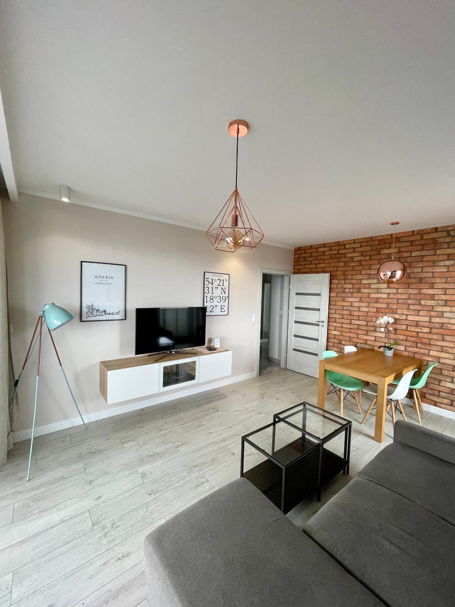Bastion Walowa - Luxury Apartment With Beautiful View Гданьск Экстерьер фото
